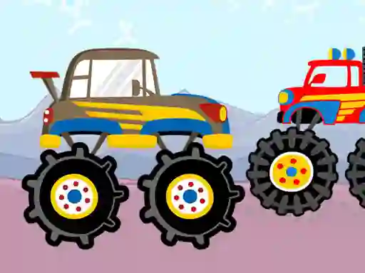 Žaidimas Fun Monster Trucks Jigsaw internete