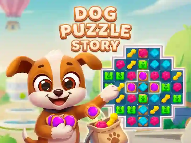 Žaidimas Dog Puzzle Story internete