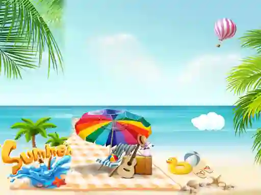 Žaidimas Summer Beach Slide internete