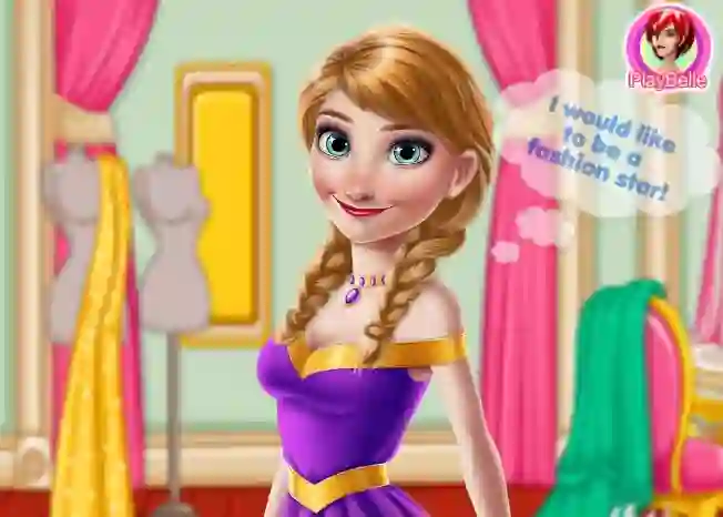 Žaidimas Ice Princess Modeling Carrer internete