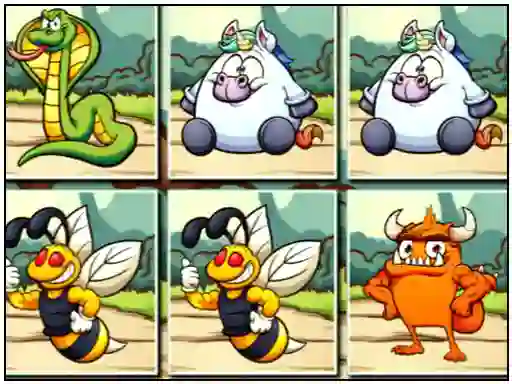 Žaidimas Animals Memo Match internete