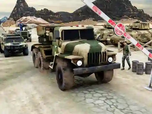 Žaidimas Army Machine Transporter Truck internete
