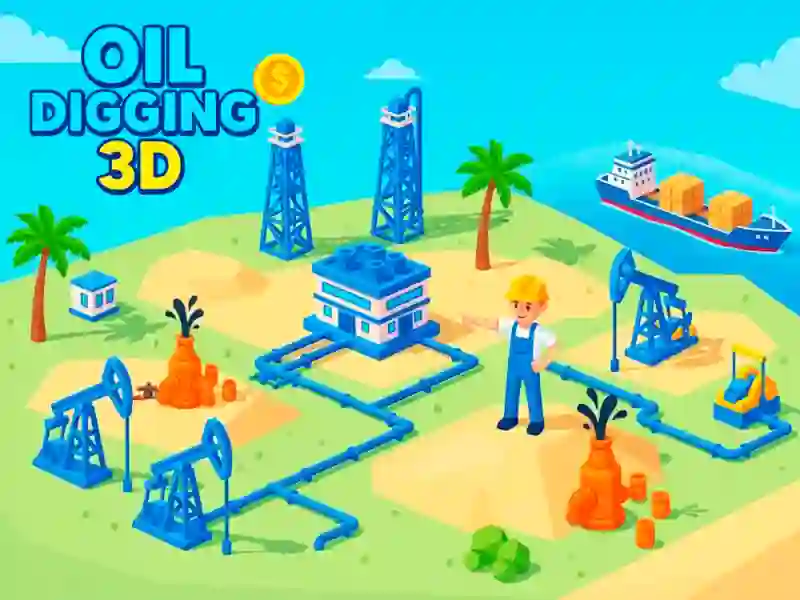 Žaidimas Oil Digging 3D internete