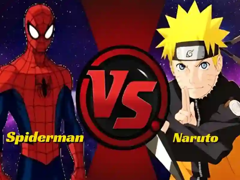 Žaidimas Spiderman Vs Naruto internete