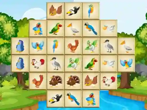 Žaidimas Birds Mahjong Deluxe internete