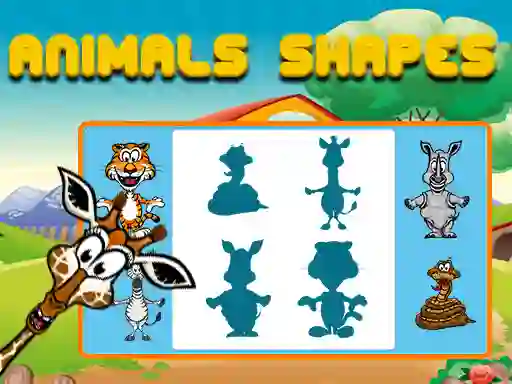 Žaidimas Animals Shapes internete