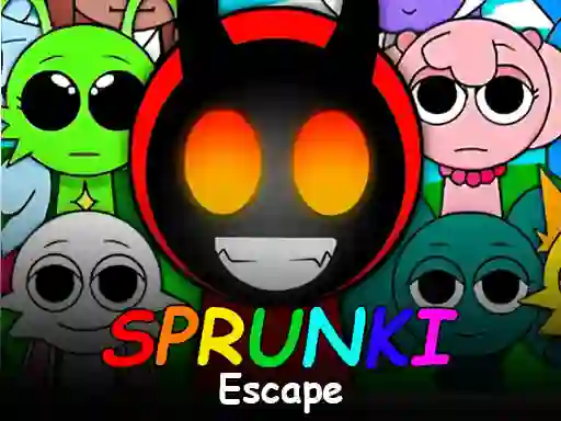 Žaidimas Sprunki 3D Escape internete