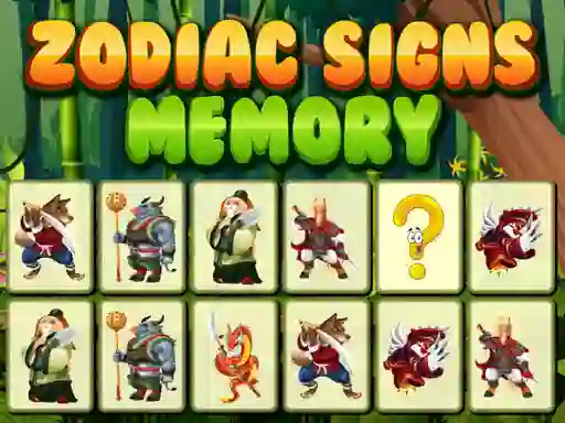 Žaidimas Zodiac Signs Memory internete