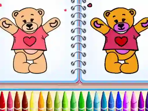 Žaidimas Cute Teddy Bear Colors internete