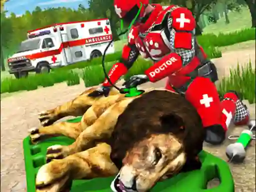 Žaidimas Real Doctor Robot Animal Rescue internete