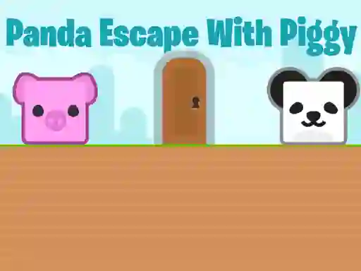 Žaidimas Panda Escape With Piggy internete