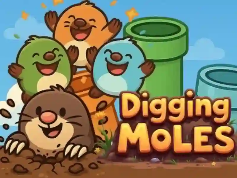 Žaidimas Digging Moles internete