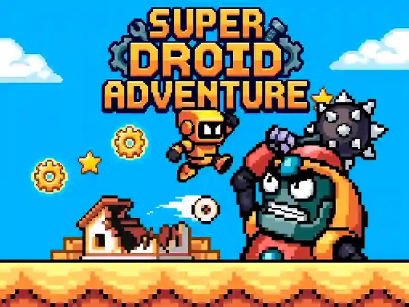 Žaidimas Super Droid Adventure internete
