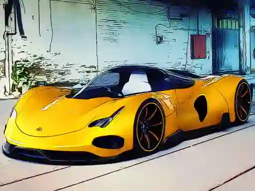 Žaidimas Futuristic Car Models internete