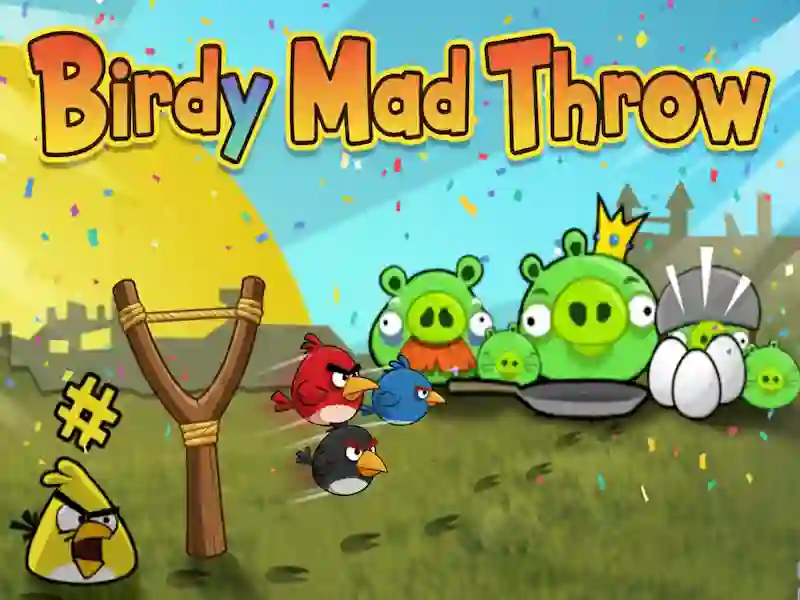 Žaidimas Birdy Mad Throw internete
