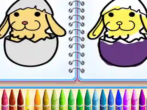 Žaidimas Coloring Bunny Book internete