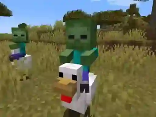 Žaidimas Chicken Jockey hidden lava chicken 2 internete