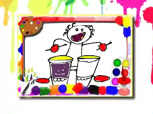 Žaidimas Music Coloring Book internete