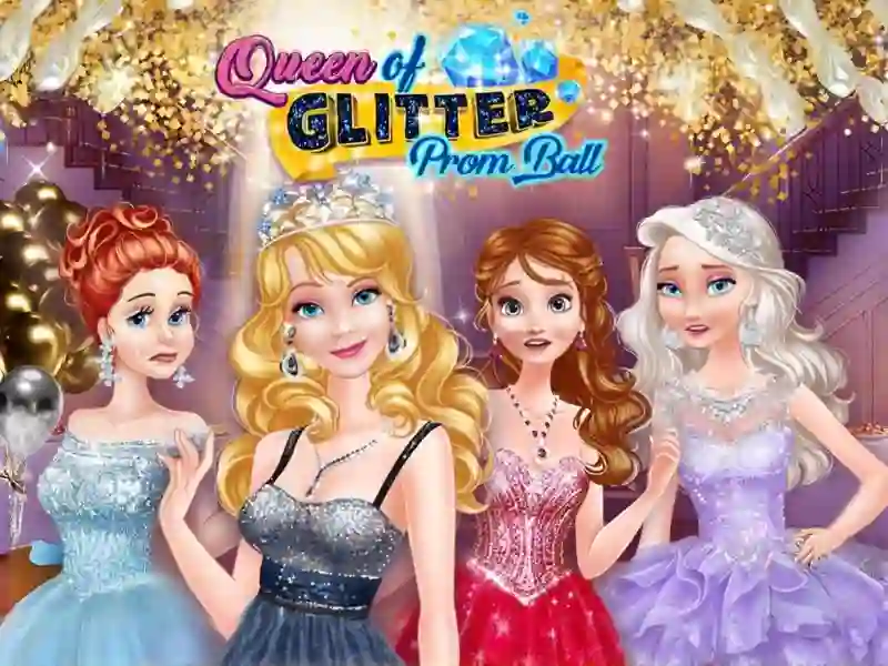 Žaidimas Queen Of Glitter Prom Ball internete