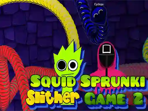 Žaidimas Squid Sprunki Slither Game 2 internete