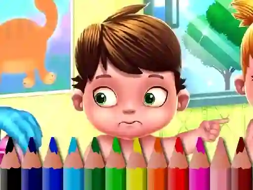 Žaidimas Back To School: Baby Coloring Book internete