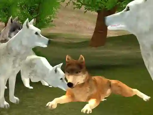 Žaidimas Wild Wolves Hunger Attack internete