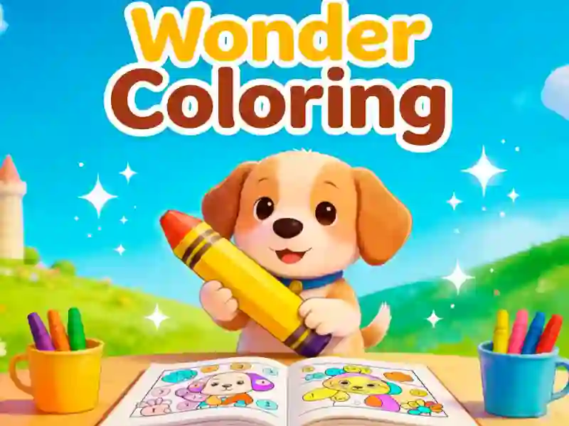 Žaidimas Wonder Coloring internete