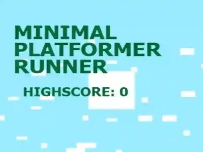 Žaidimas Minimal Platformer Runner internete