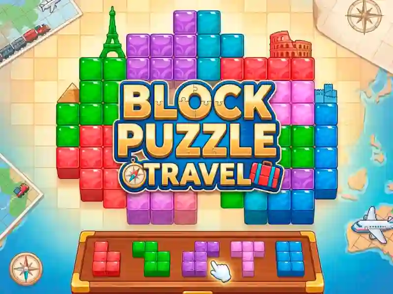 Žaidimas Block Puzzle Travel internete