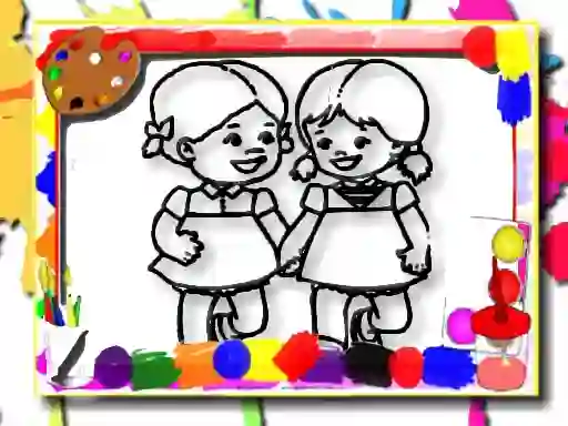 Žaidimas Kids Coloring Time internete