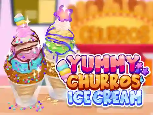 Žaidimas Yummy Churros Ice Cream internete