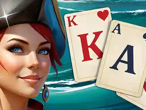 Žaidimas Solitaire Klondike Treasure Island internete