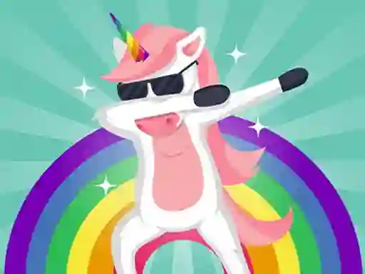 Žaidimas Dab Unicorns Puzzle internete