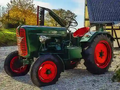 Žaidimas Farmer Tractor Puzzle internete