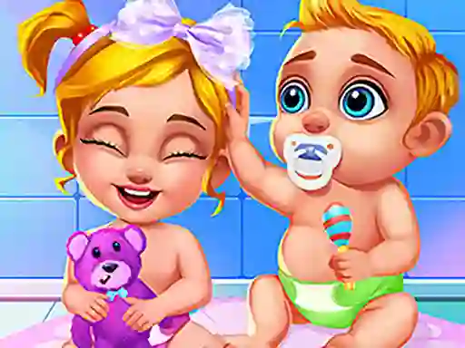 Žaidimas Newborn Sweet Baby Twins internete