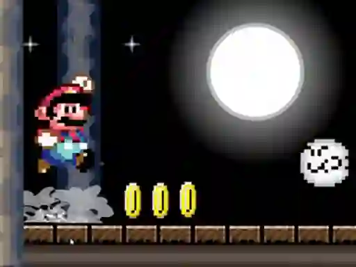 Žaidimas Super Mario Flash Halloween Version internete
