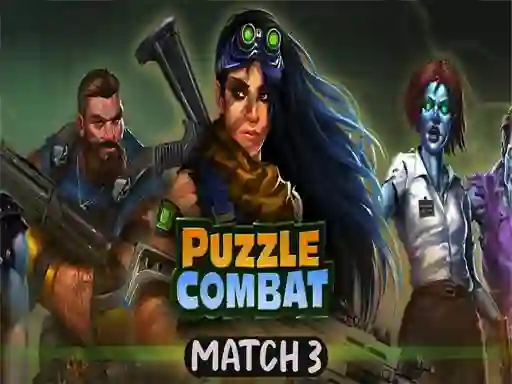 Žaidimas Puzzle Combat match 3 internete
