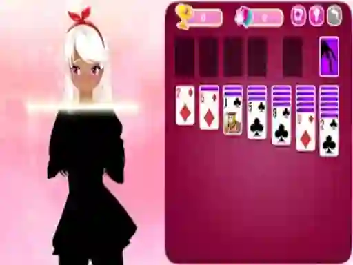 Žaidimas Solitaire Girls 2 internete