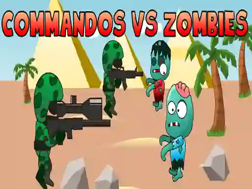 Žaidimas Commandos vs Zombies internete