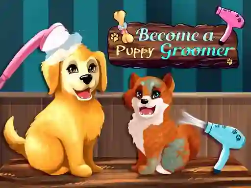 Žaidimas Become a Puppy Groomer internete