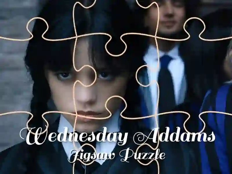 Žaidimas Wednesday Addams Jigsaw Puzzle internete