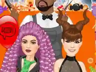 Žaidimas Jenner Sisters Spooky Hairstyles internete