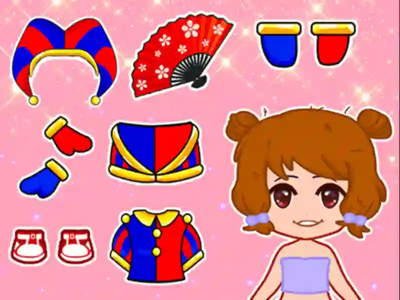 Žaidimas Lovely Doll Dress Up Game internete