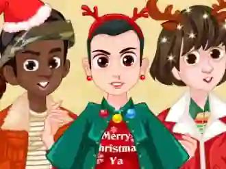 Žaidimas Stranger things Christmas party internete