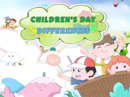 Žaidimas Childrens Day Differences internete