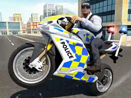 Žaidimas Police Chase Motorbike Driver internete