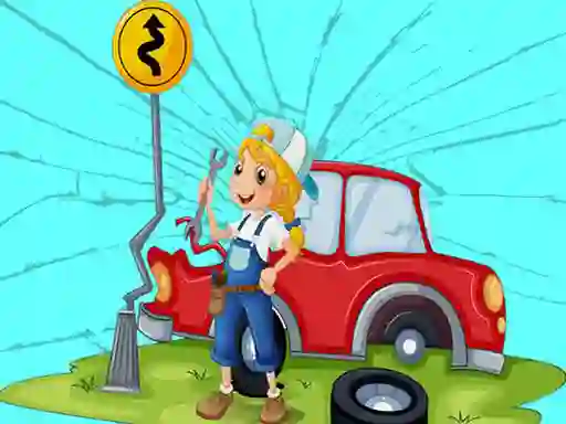 Žaidimas Broken Cars Jigsaw internete