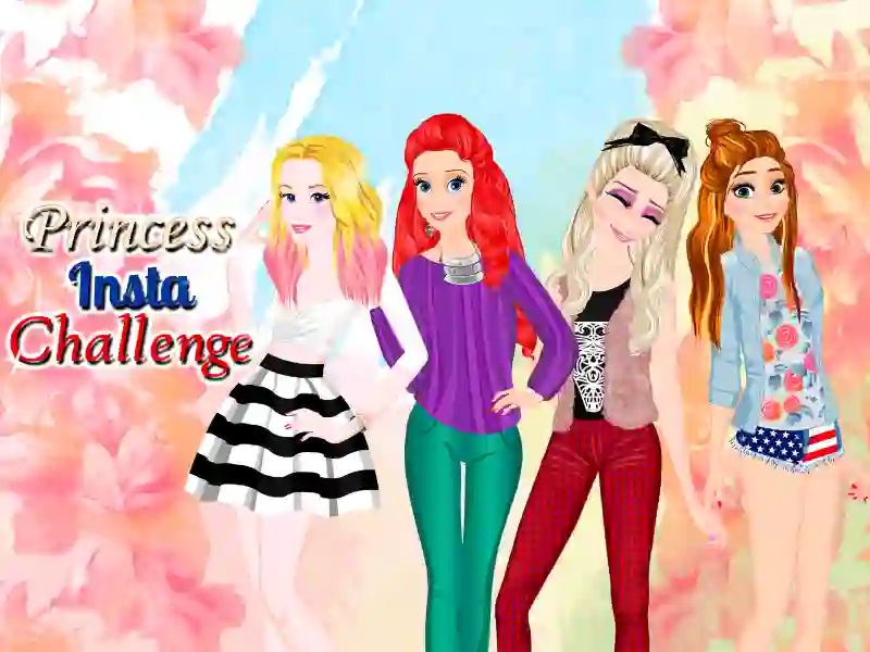 Žaidimas Princesses: Instagram Challenge internete