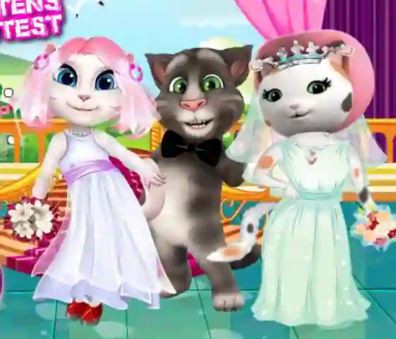 Žaidimas White Kittens Bride Contest internete