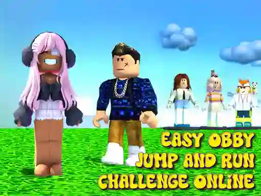 Žaidimas Easy Obby Jump and Run Challenge Online internete